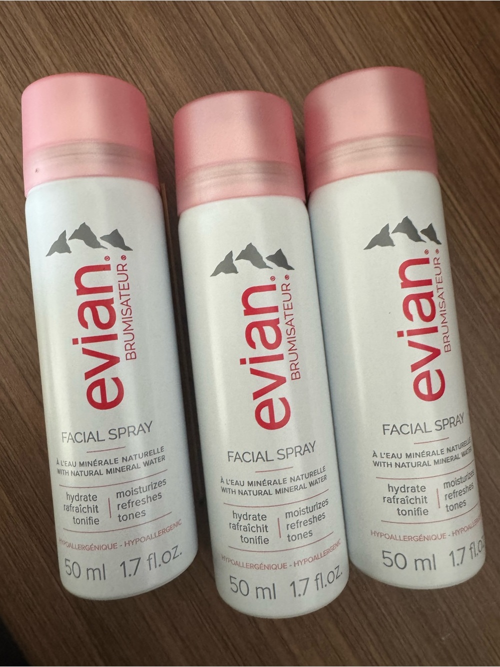 Levian Pink and White Facial Spray Bottle